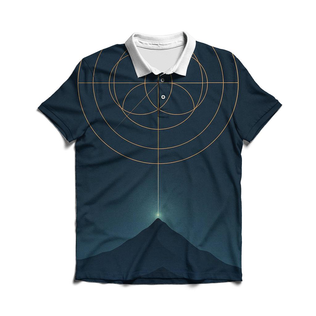 Mountain Of Inner Compass personalized polo shirts