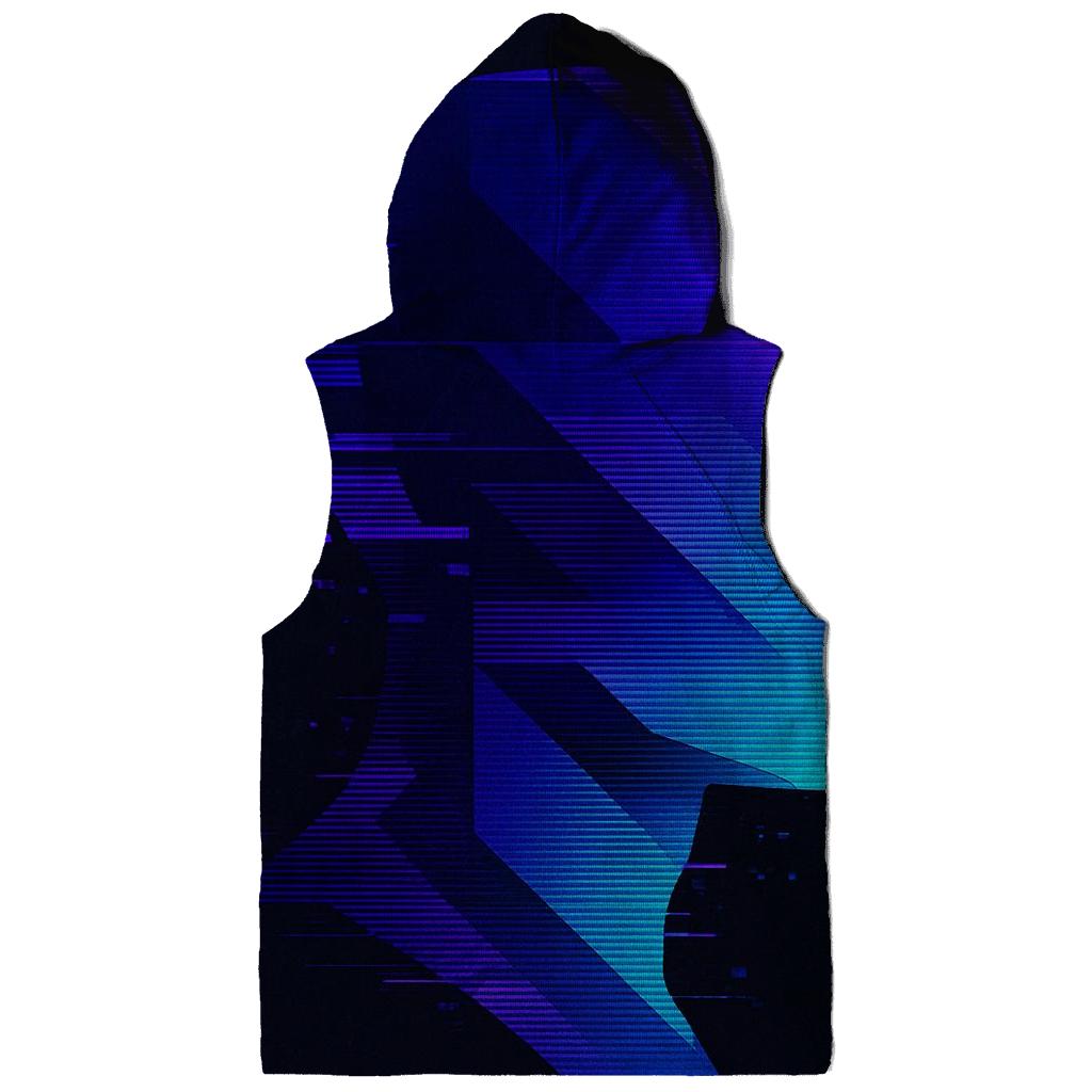 Glitch Prism Portrait Silhouette pullover hoodies