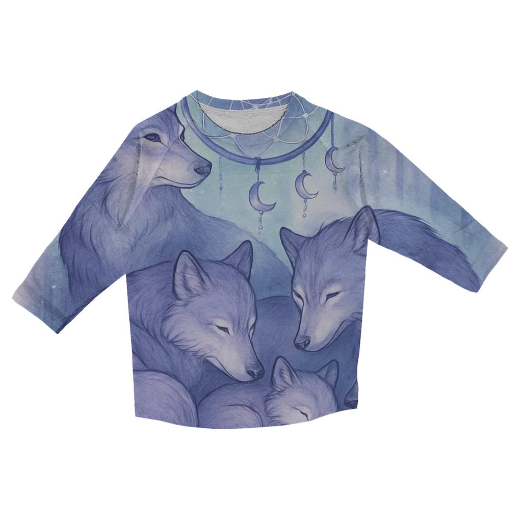 Dreamweave Moonlit Pack Circle printed three quarter sleeve shirts