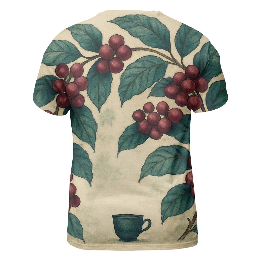 Coffee Cherry Canopy custom all-over print shirts