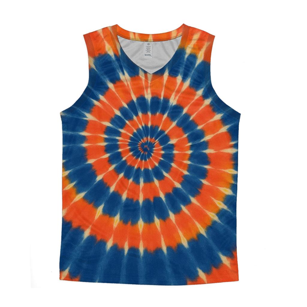 Nebula Spiral Overdye Whirlpool casual summer tank tops