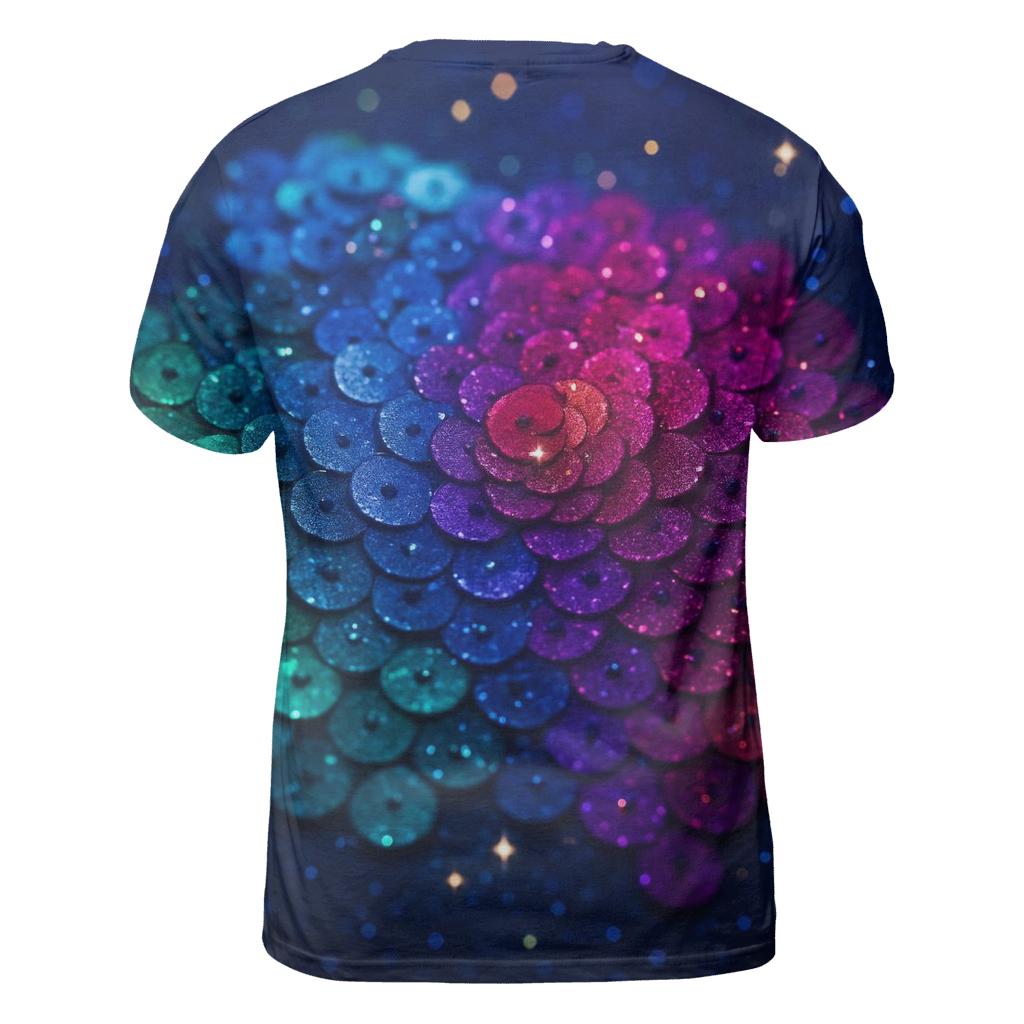 Sequin Nebula Garden personalized full print shirts