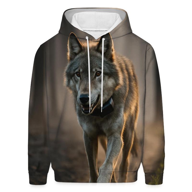 Radio Collared Wolf At The Boreal Firebreak hoodie trends