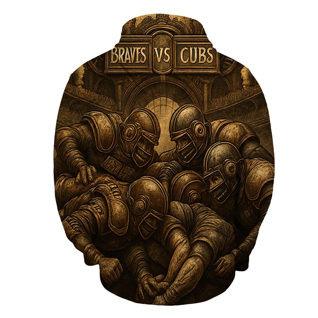 Clockwork Colosseum Braves Versus Cubs Gearline Battle designer hoodies