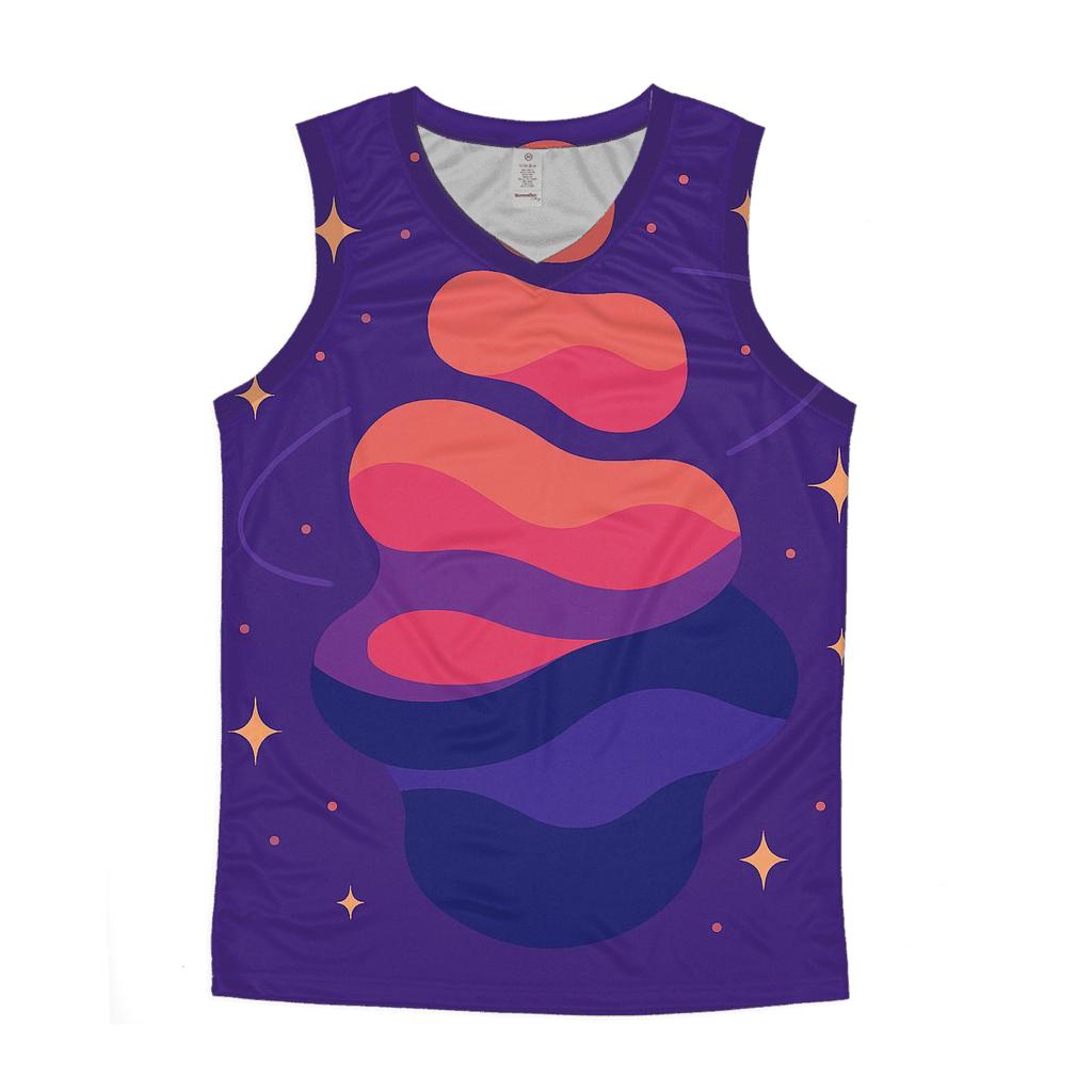 Cosmic Lava Lamp Layers trendy fitted tank tops
