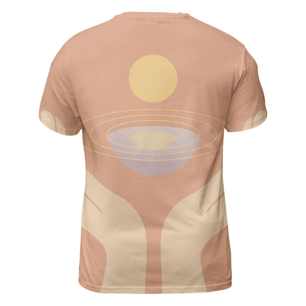 Hands Of Dawn Reflection creative print fashion shirts