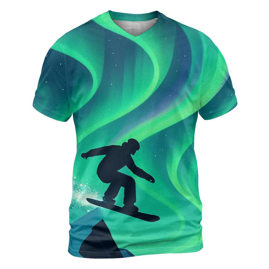 Aurora Snowboard Drop unique graphic print tees