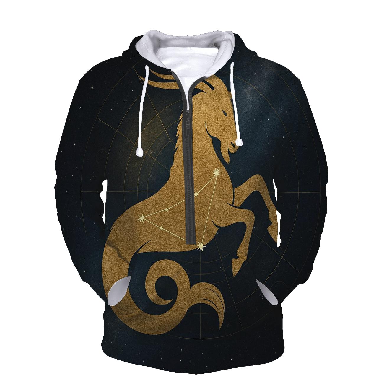 Capricorn Sea Goat Ascension Star Chart hoodie styles