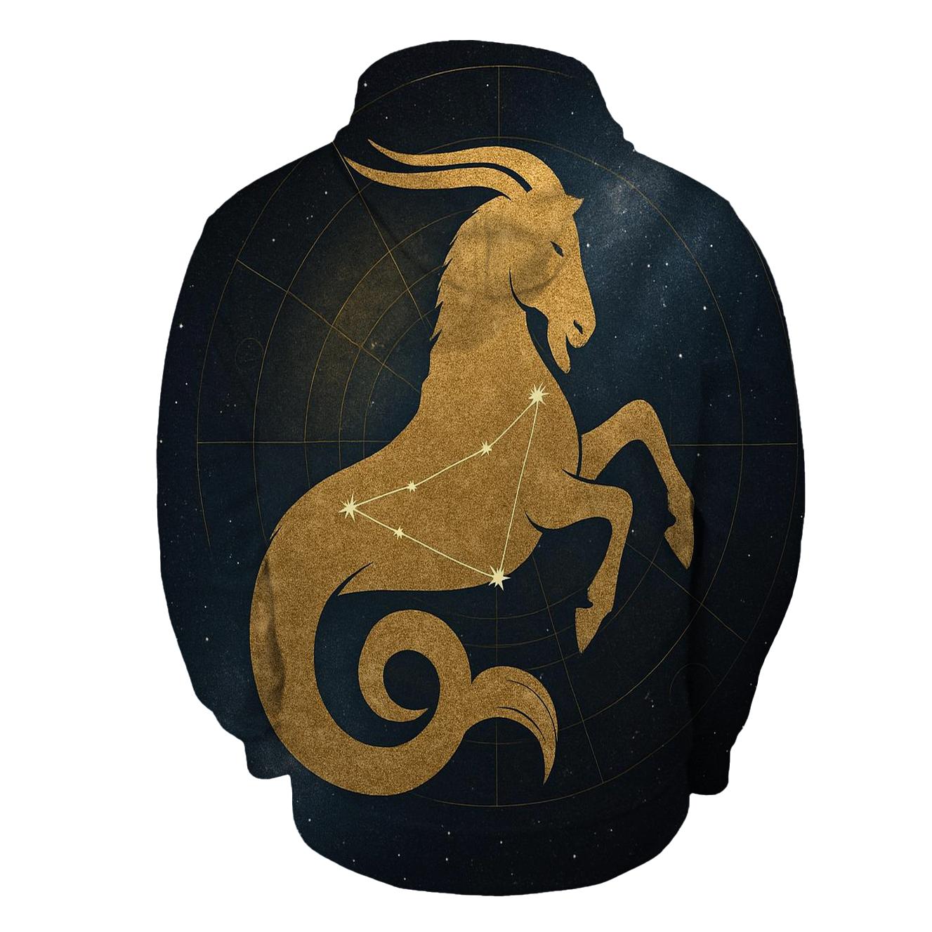 Capricorn Sea Goat Ascension Star Chart hoodie styles