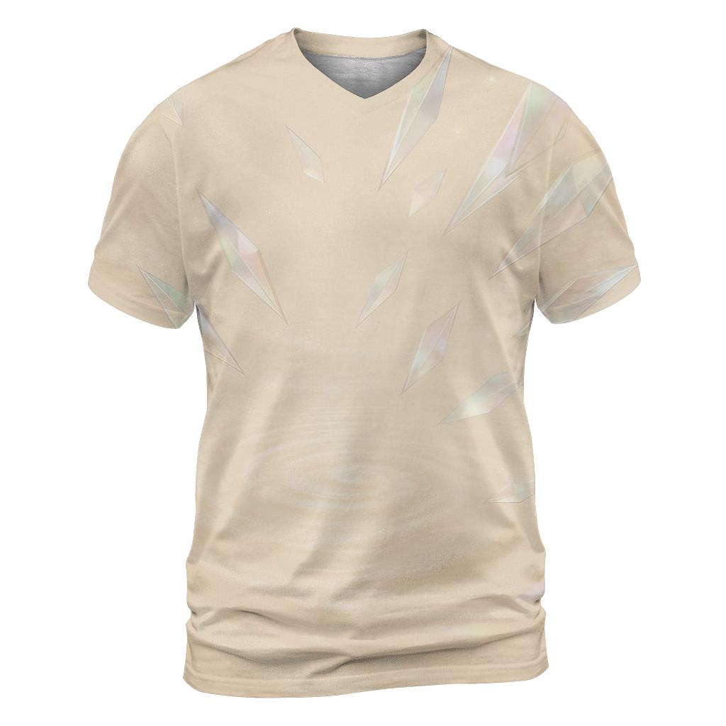 Champagne Prism Ripple unique graphic print tees