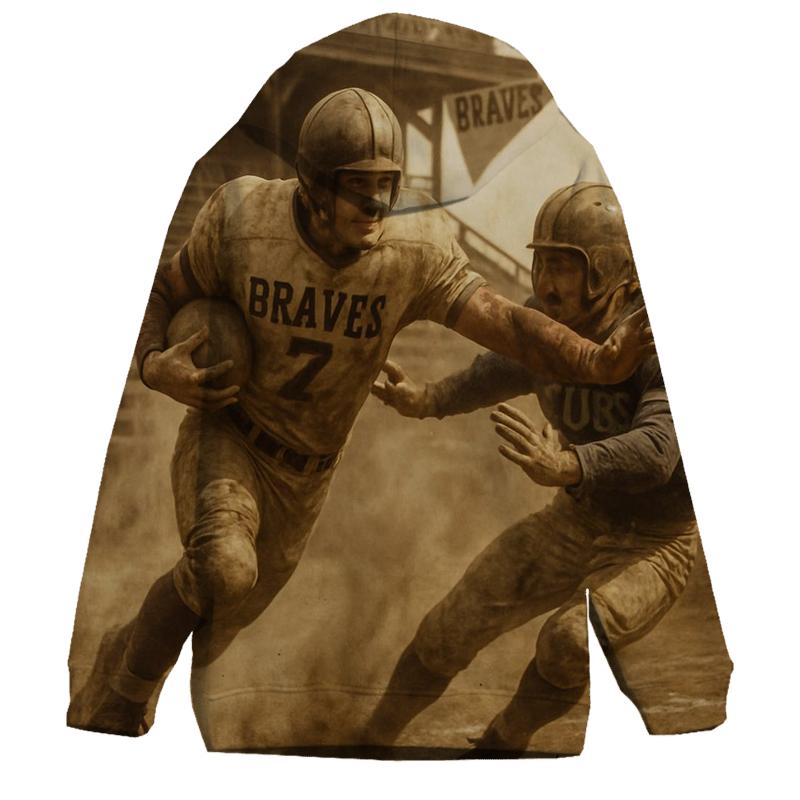 Dust Bowl Arena Braves Versus Cubs Thunder Scrimmage embroidered hoodies