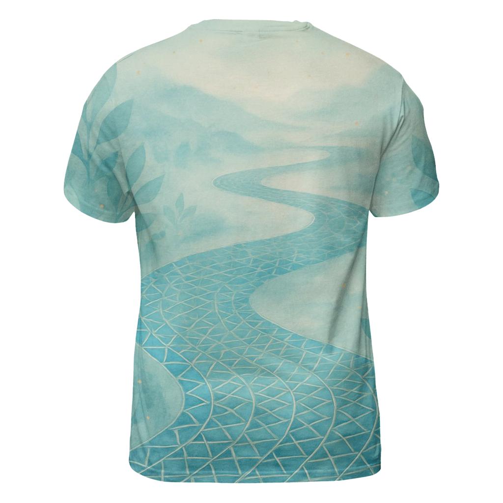 River Of Quiet Geometry designer pattern shirts