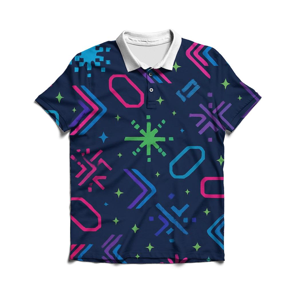 Arcade Carpet Geometry classic pique polos