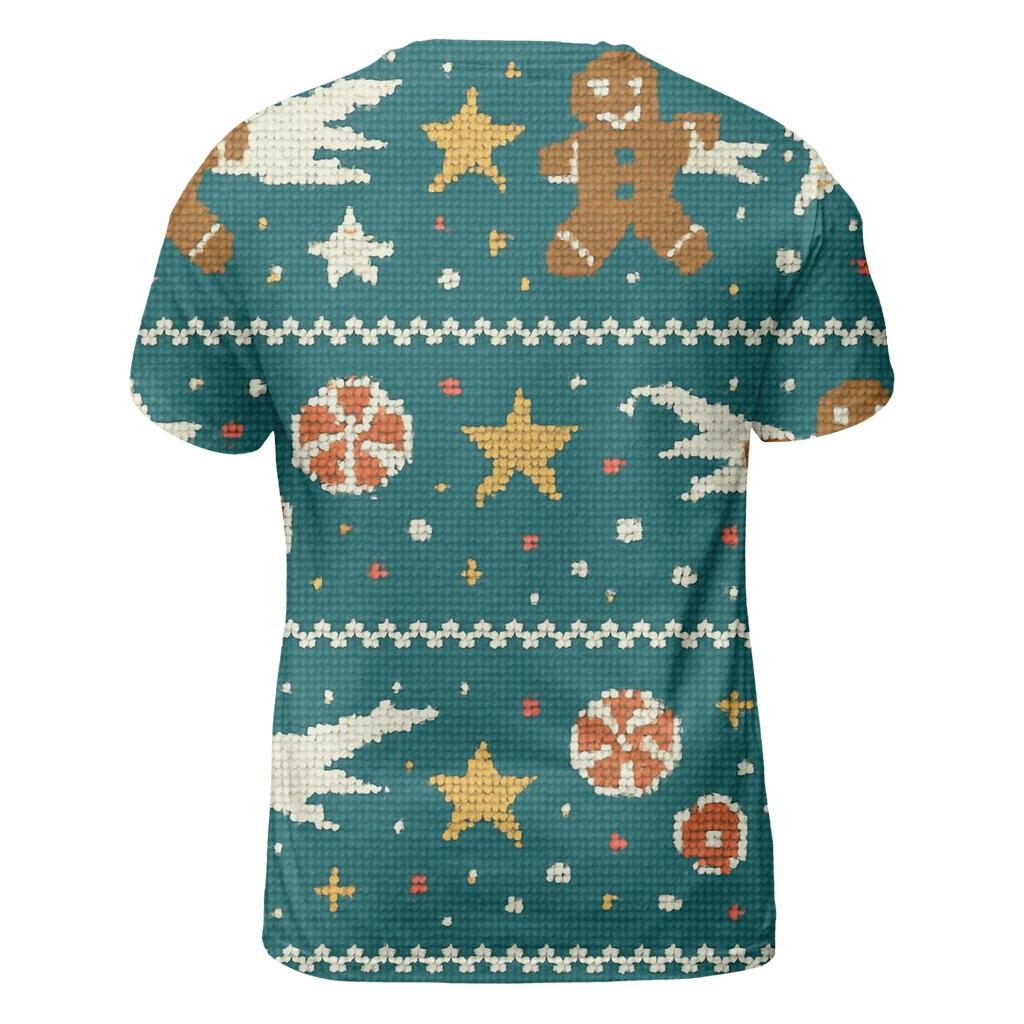 Gingerbread Comet Kitchen Scatterband Design creative print fashion shirts