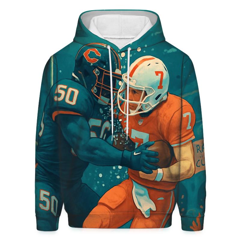Undersea Kelp Stadium Braves Versus Cubs Pressure Match premium hoodies