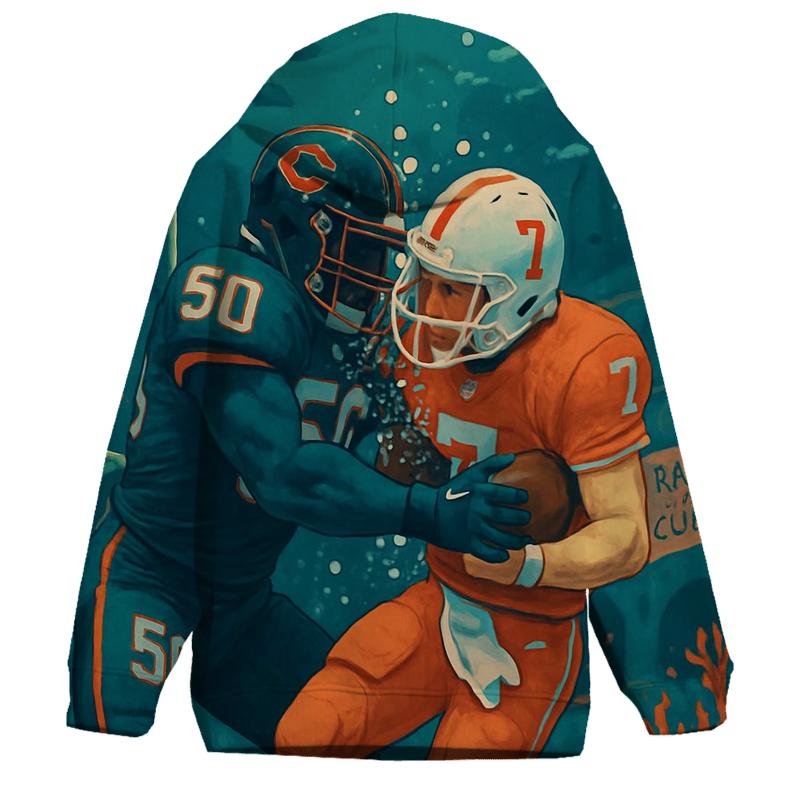 Undersea Kelp Stadium Braves Versus Cubs Pressure Match premium hoodies