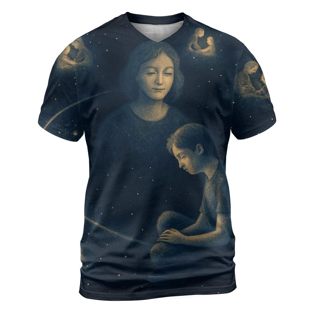 The Gentle Gravity That Always Brings You Back To Her unique graphic print tees