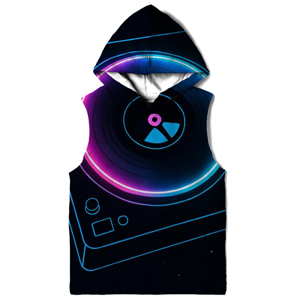 Neon Marquee Turntable pullover hoodies