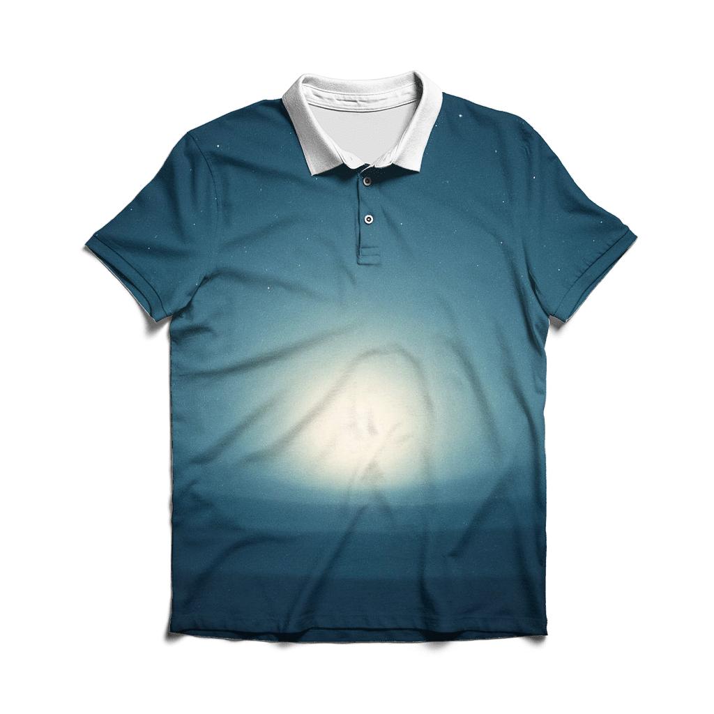 Lunar Tide Bloom stylish collar polo tees