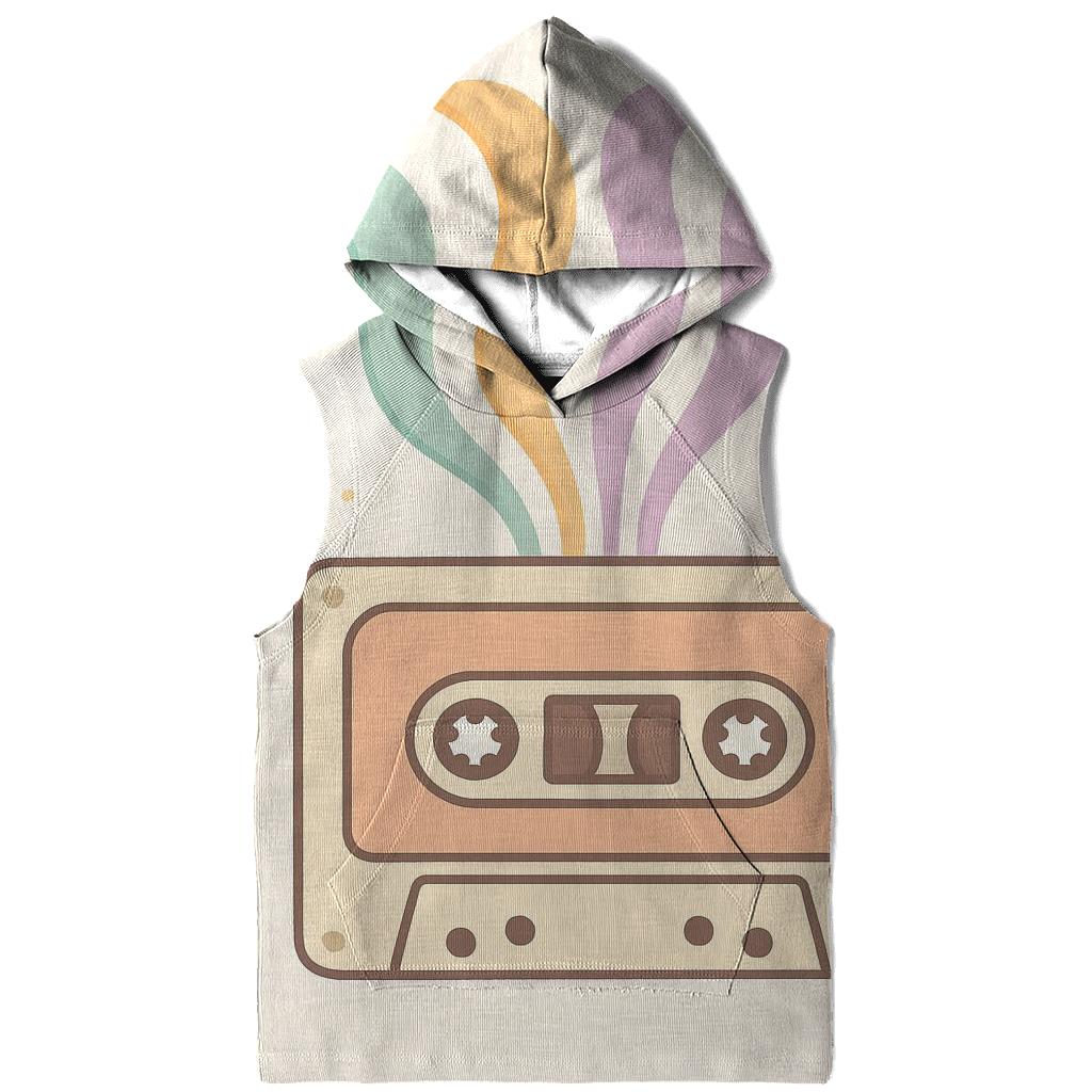 Pastel Cassette Bloom custom hoodies