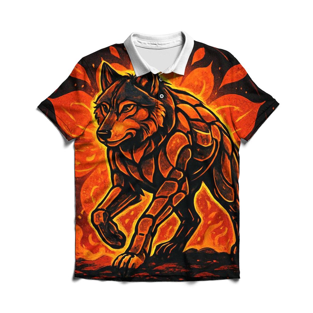 Sunforge Ember Pelt custom polo shirts