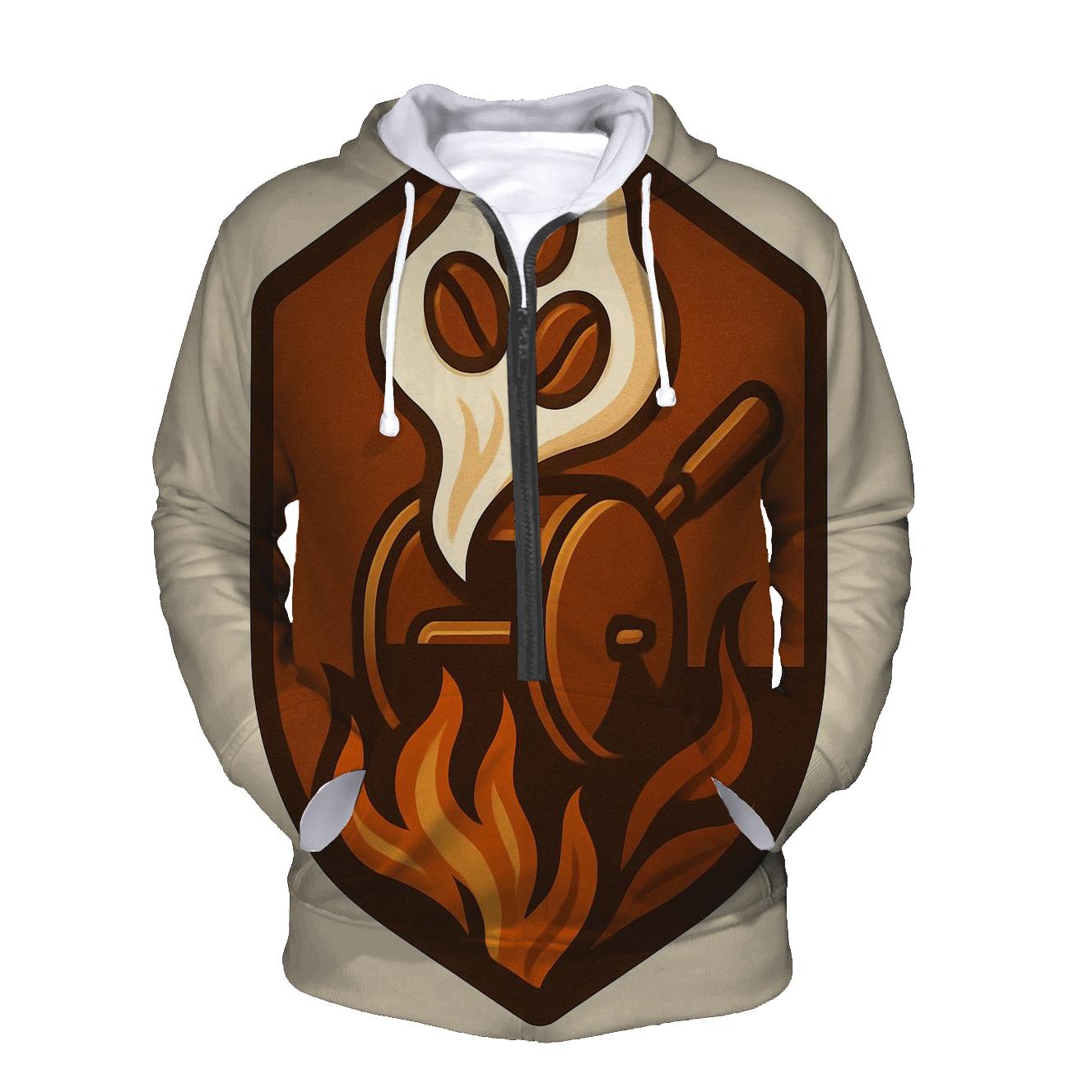 Roast Ember Crest embroidered hoodies