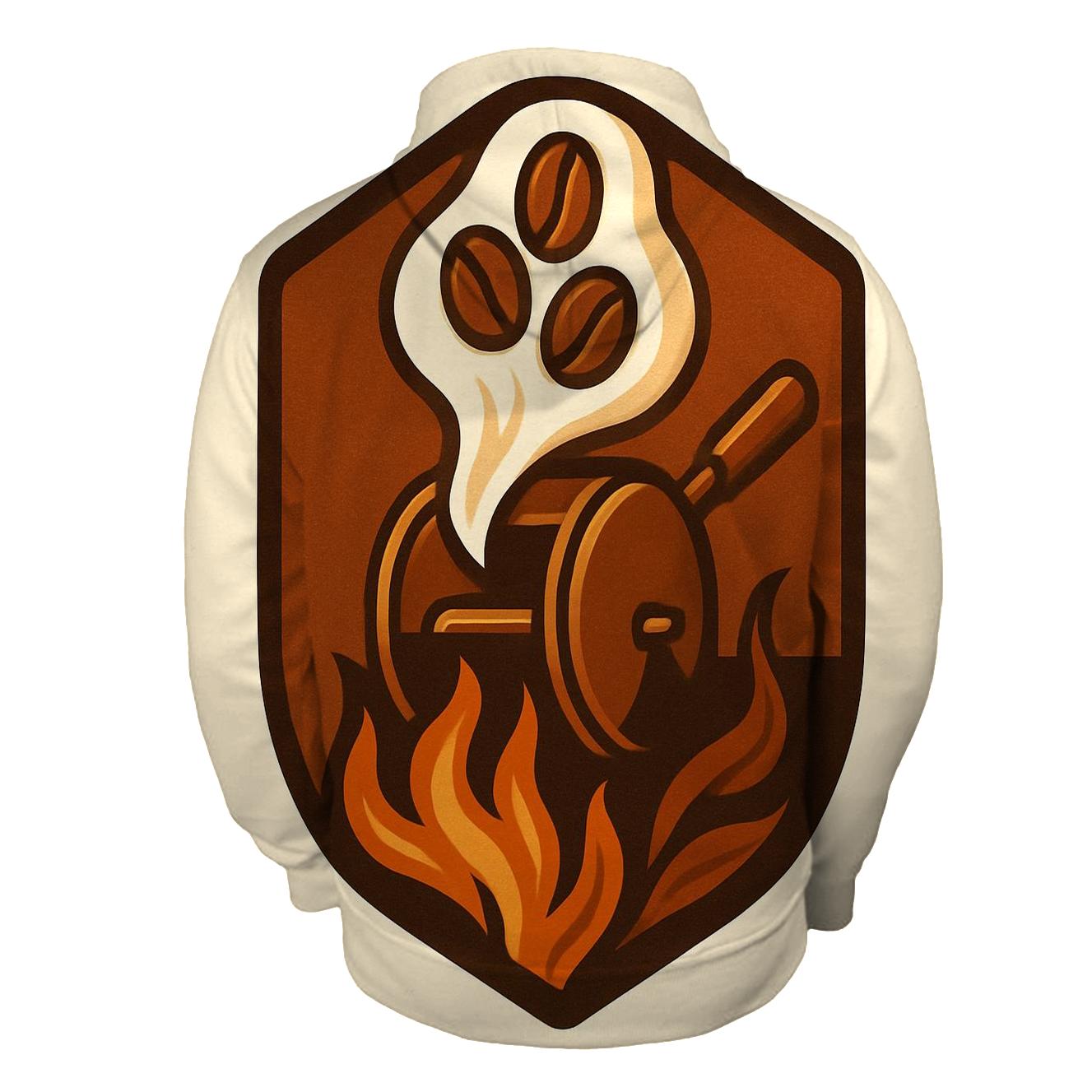 Roast Ember Crest embroidered hoodies