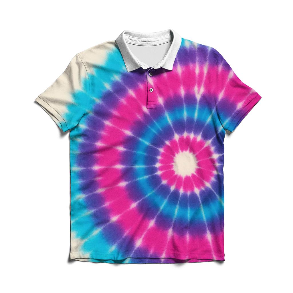 Quasar Bullseye Offset Halo premium cotton polo shirts