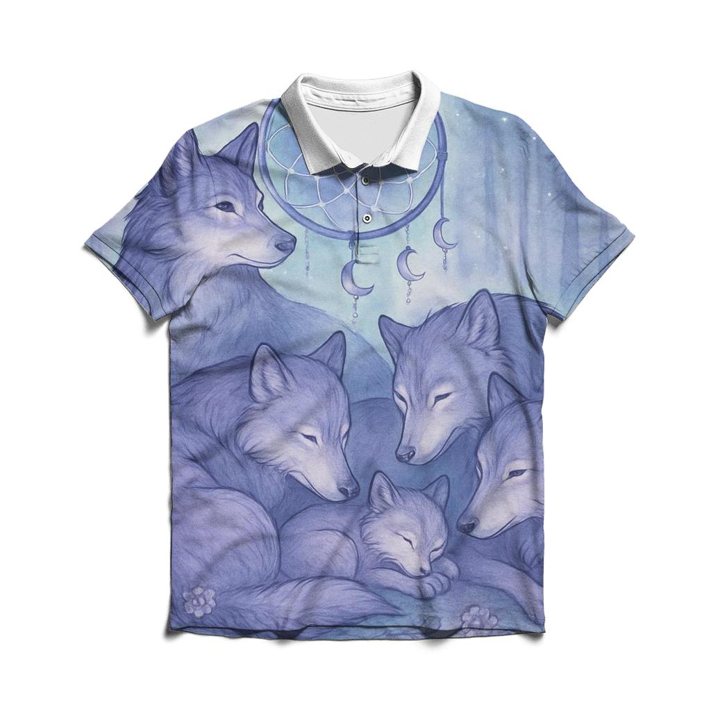 Dreamweave Moonlit Pack Circle personalized polo shirts
