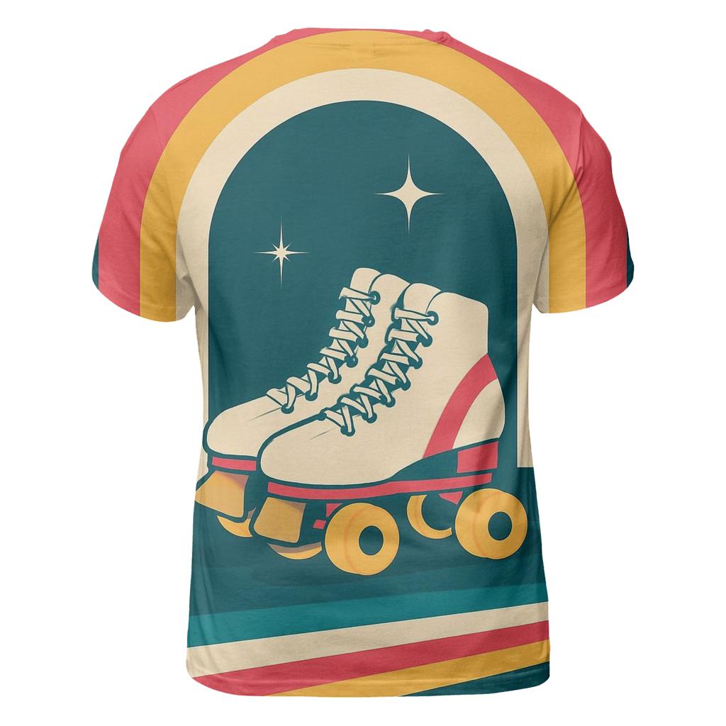 Roller Rink Neon Arches designer pattern shirts