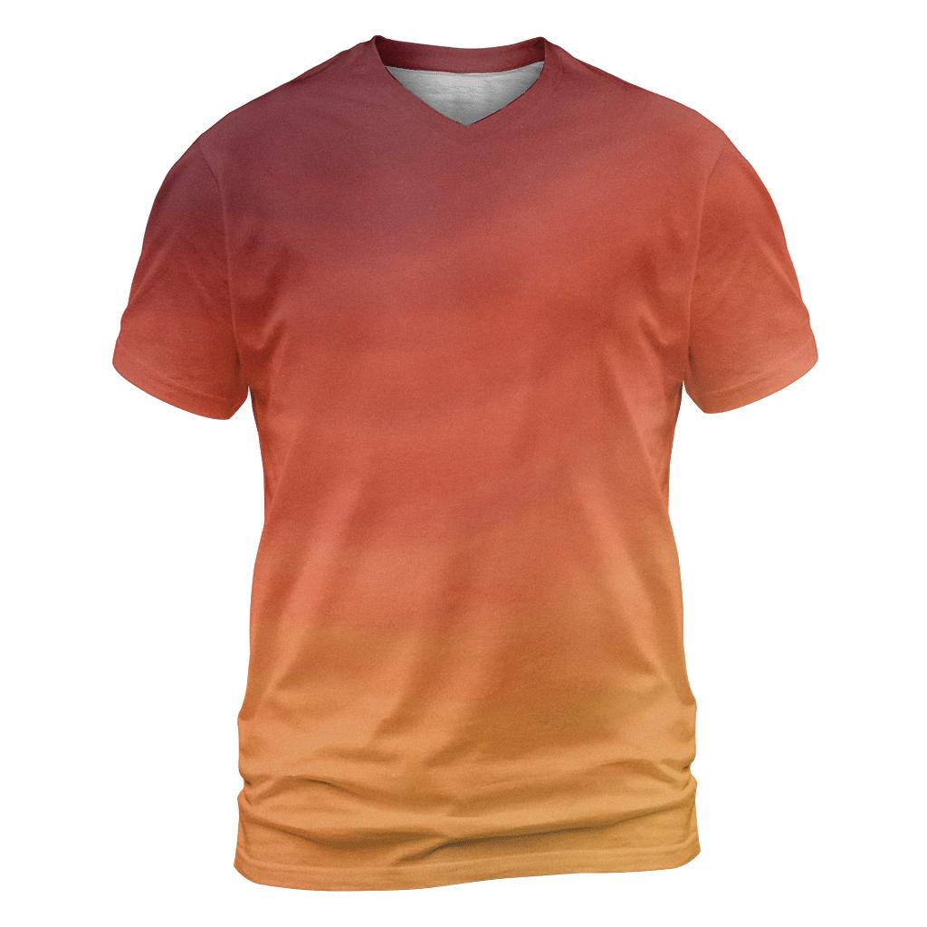 Molten Orchard Drift vibrant all-over design tees