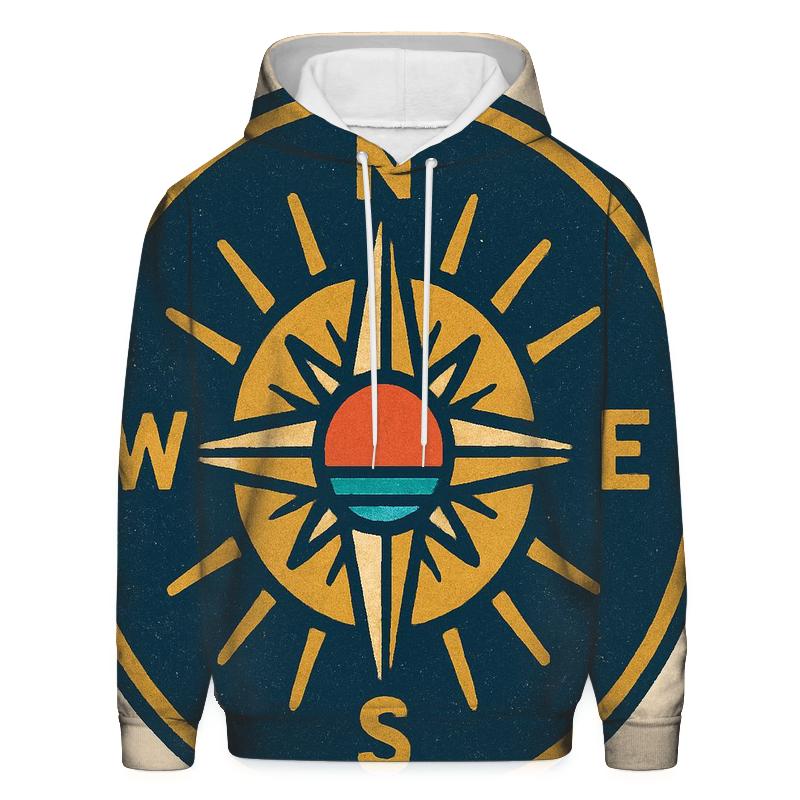 Solar Compass Adventure Patch hoodies fashion