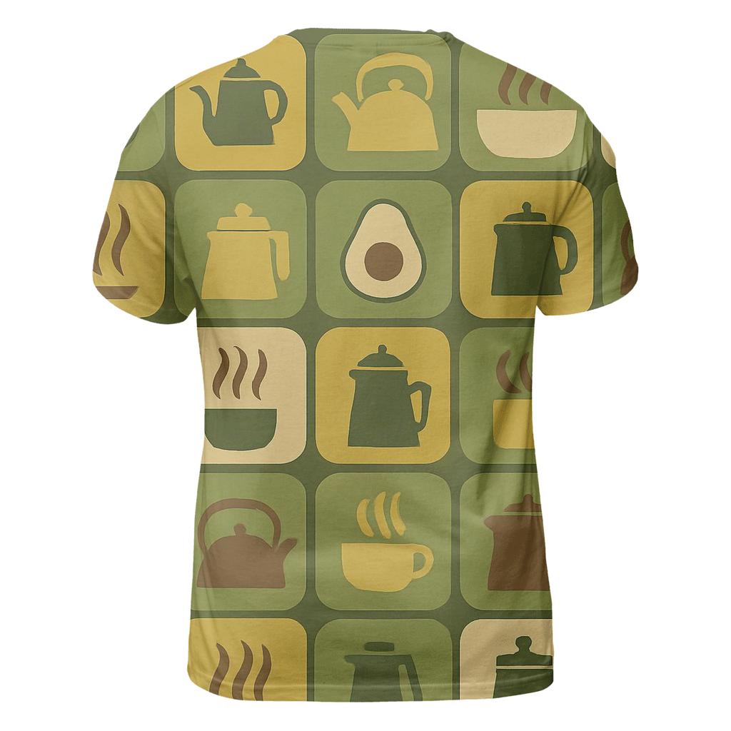 Avocado Kitchen Tile Groove unique graphic print tees