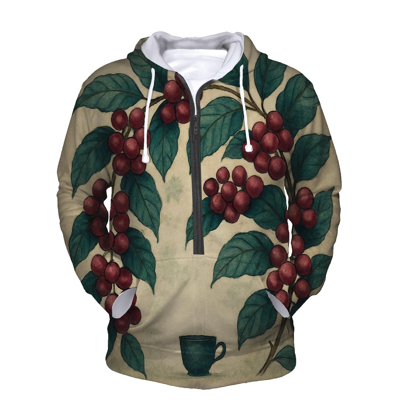 Coffee Cherry Canopy pullover hoodies