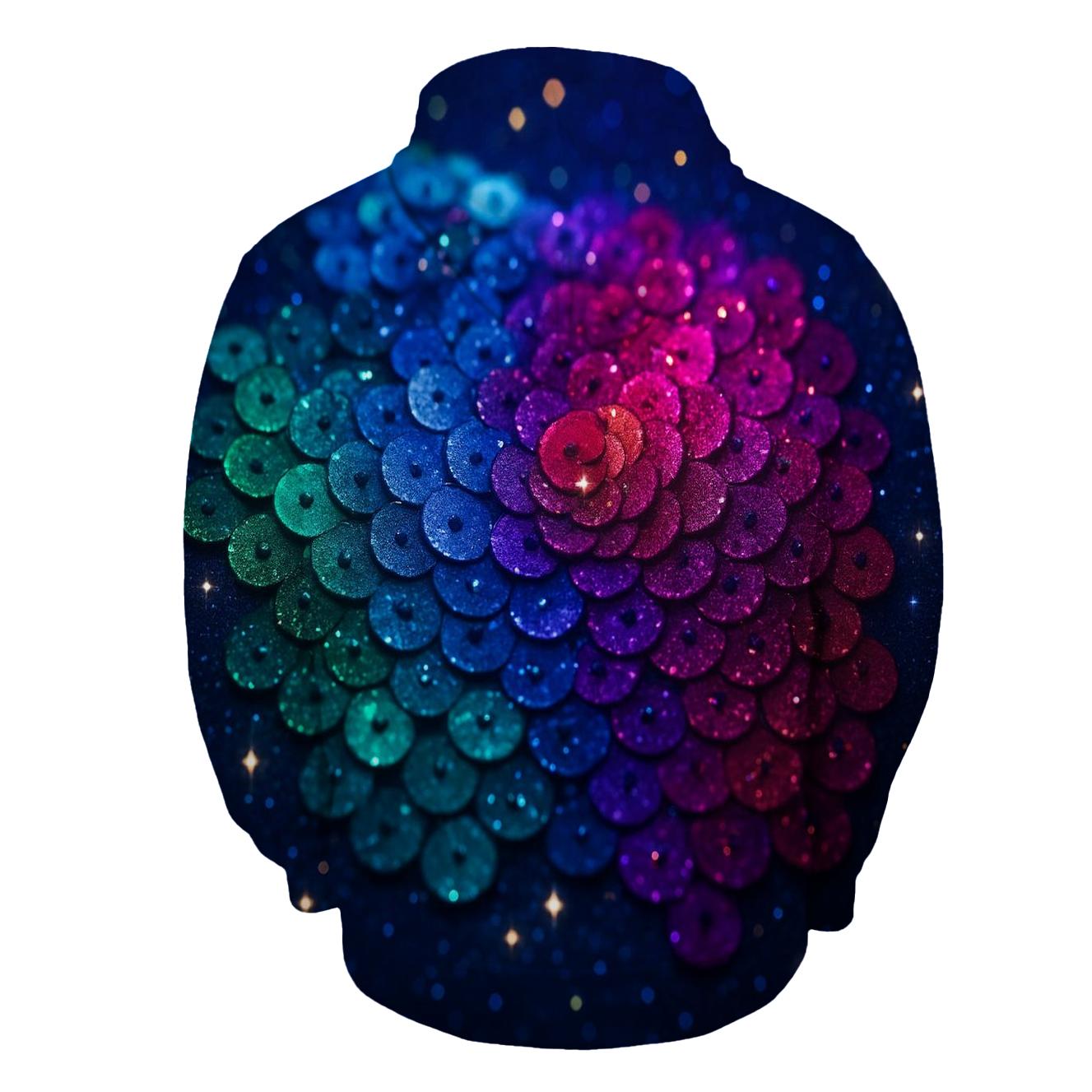 Sequin Nebula Garden hoodie trends