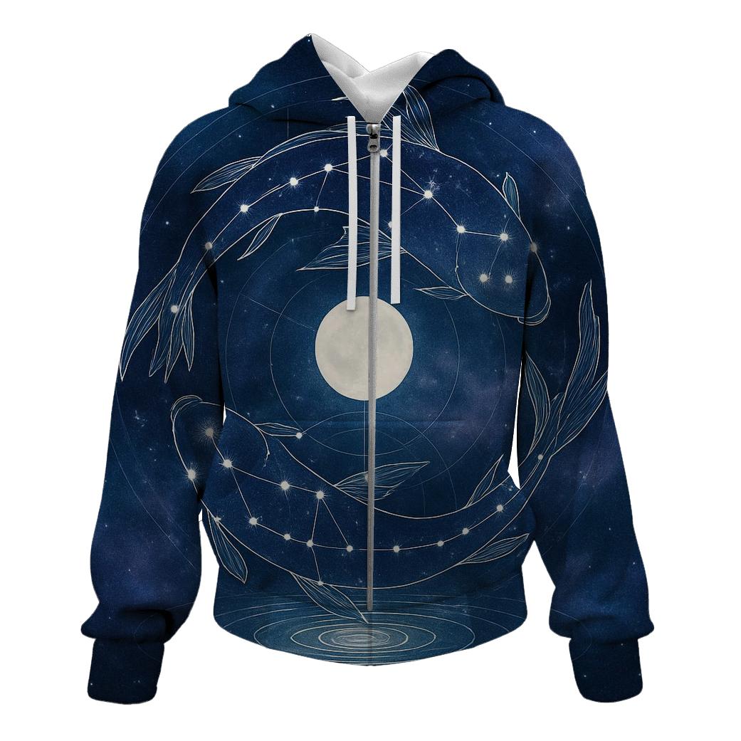Pisces Dream Tide Constellation Portal hoodie styles