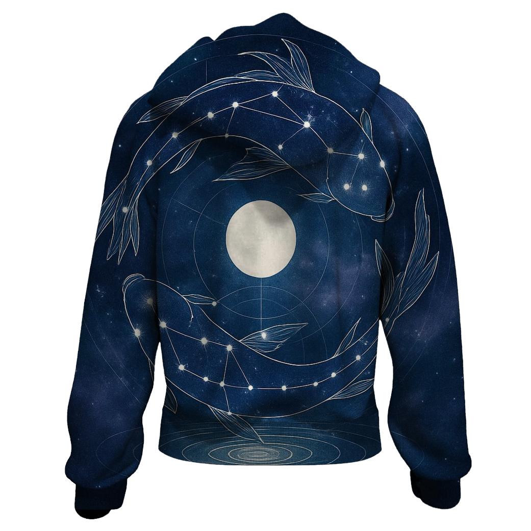 Pisces Dream Tide Constellation Portal hoodie styles