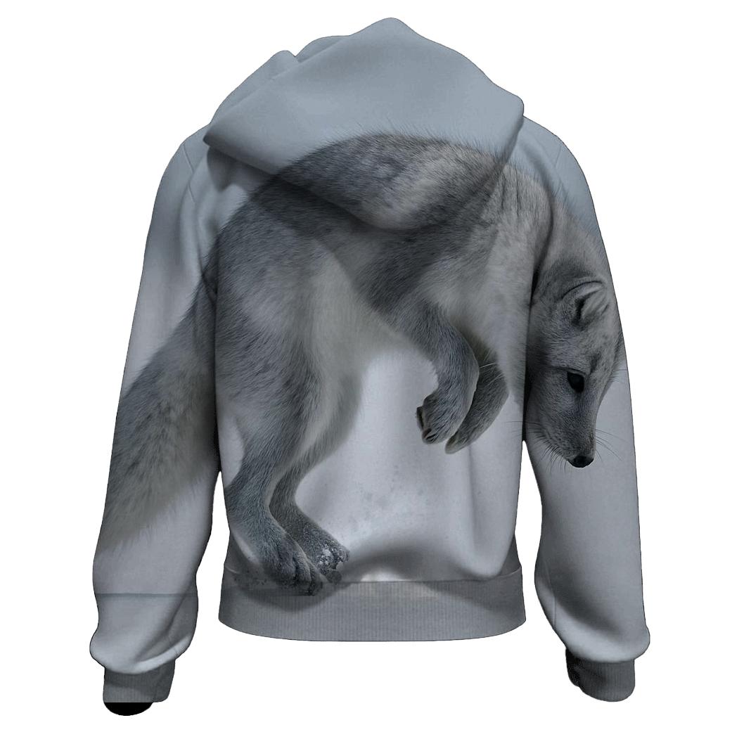Frostline Pounce Arctic Fox hoodie trends
