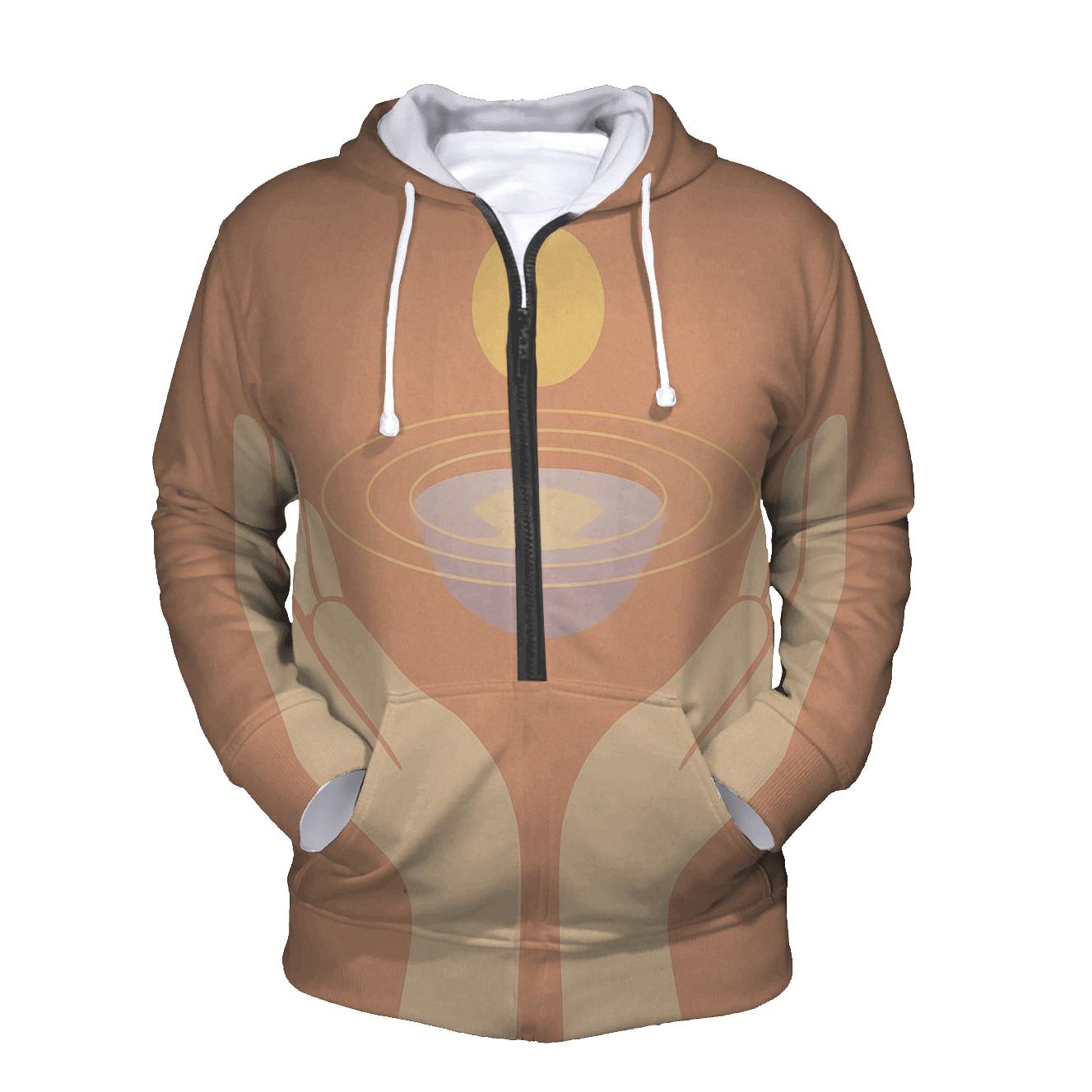 Hands Of Dawn Reflection graphic hoodies