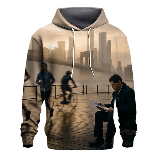 Fulton Ferry Mist And Manhattan First Light heavyweight hoodies