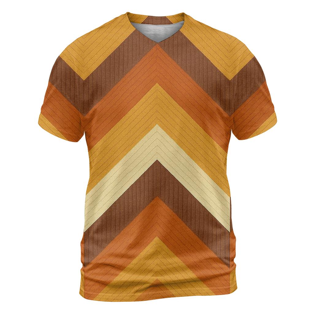 Sunburst Corduroy Chevron personalized full print shirts