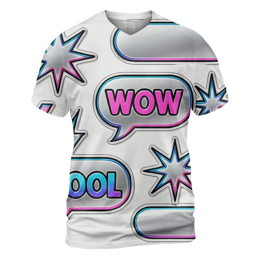 Chrome Starburst Sticker Sheet personalized full print shirts