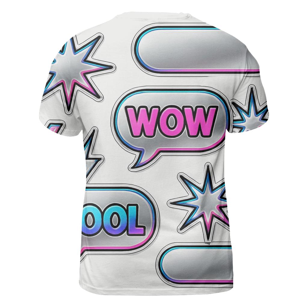 Chrome Starburst Sticker Sheet personalized full print shirts