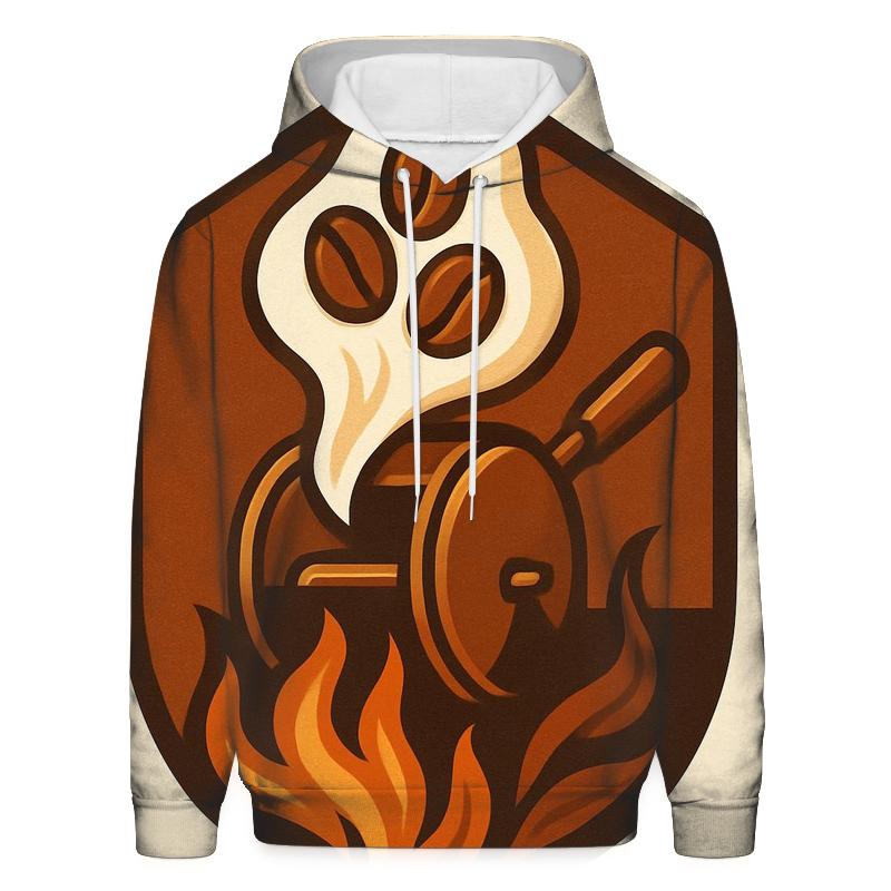 Roast Ember Crest lightweight hoodies