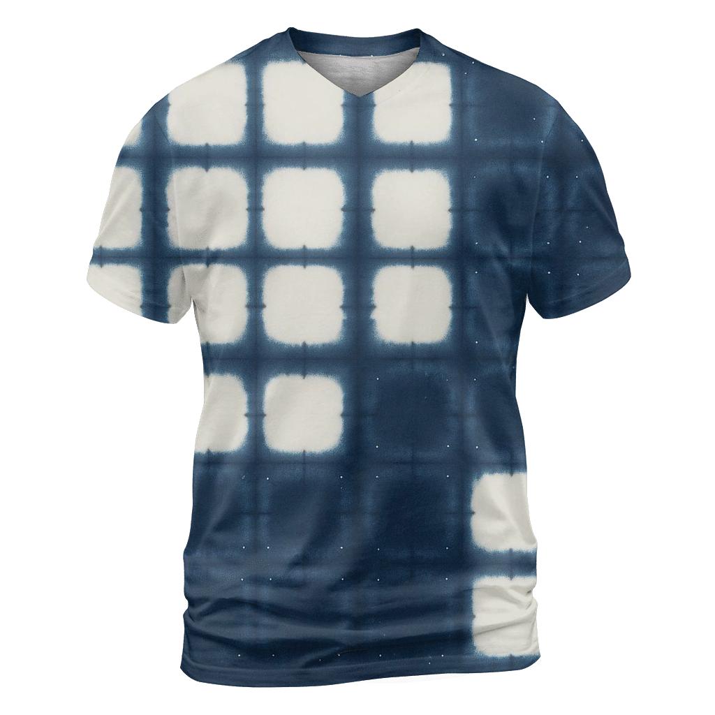 Itajime Star Map Clamp Grid custom all-over print shirts