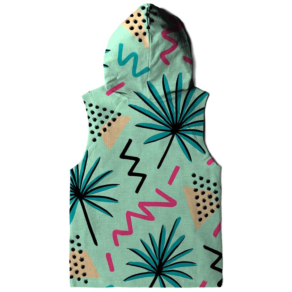 Pastel Memphis Palm Parade hoodie trends