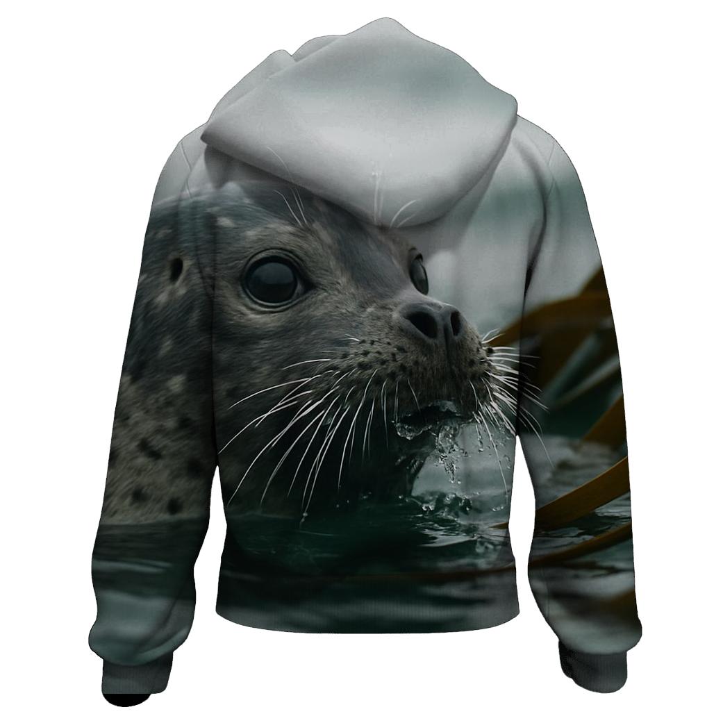 Kelp Edge Surge Harbor Seal hoodie designs
