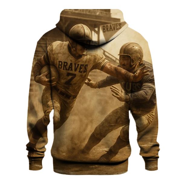 Dust Bowl Arena Braves Versus Cubs Thunder Scrimmage heavyweight hoodies