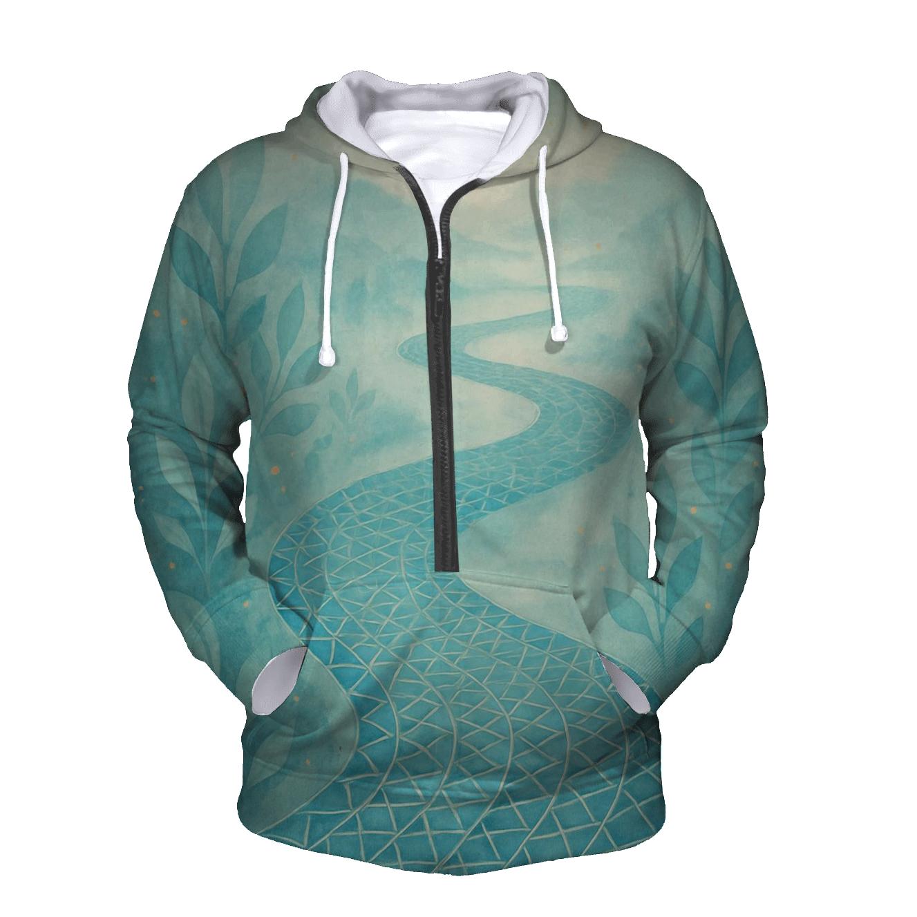 River Of Quiet Geometry hoodies fashion