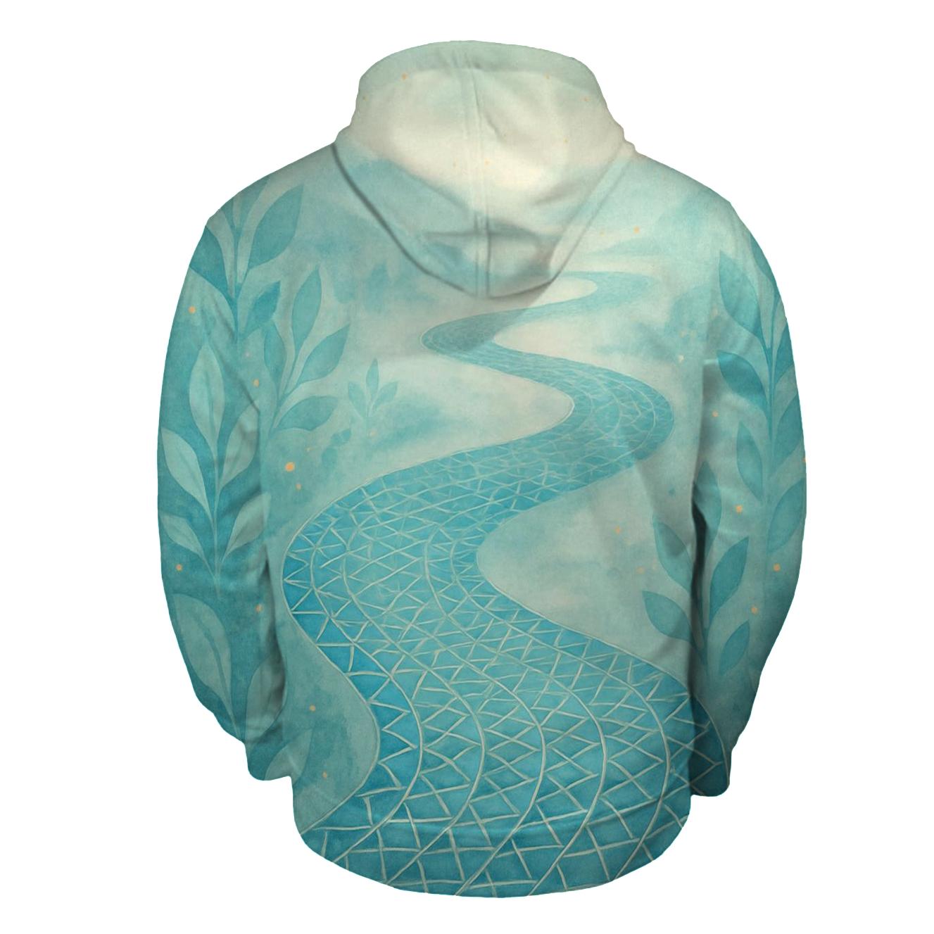 River Of Quiet Geometry hoodies fashion